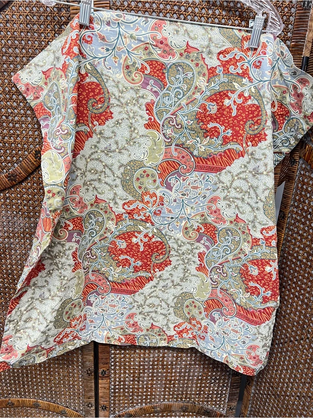 Pottery Barn monreal paisley pillow sham